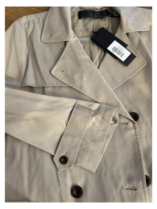 Jenni Kayne Classic Trench Coat in Light Tan Size Large - Picture 7 of 8
